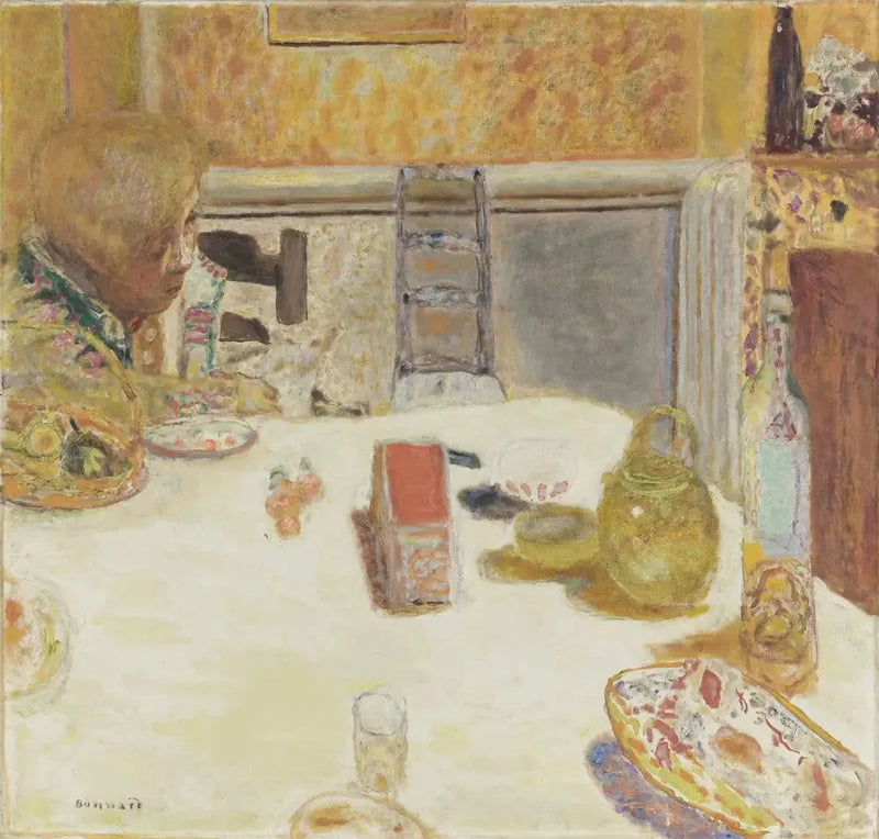 Ruokasali Cannet'ssa - Pierre Bonnard
