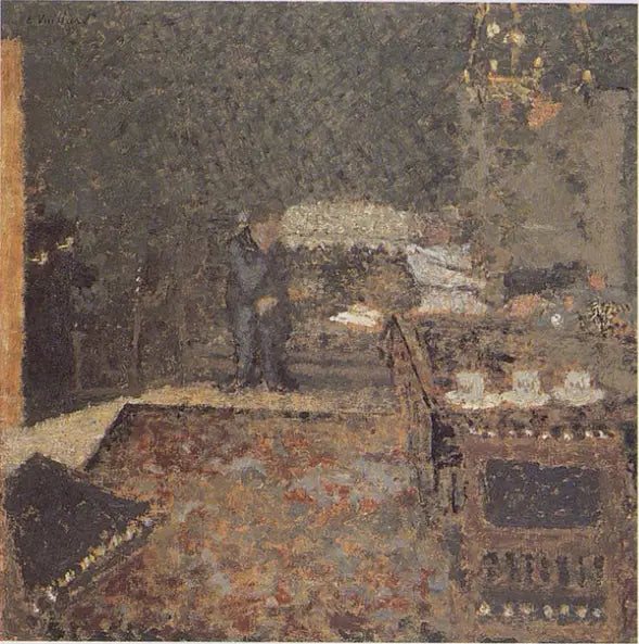 Félix Vallottonin ruokasali La Nazissa - Édouard Vuillard