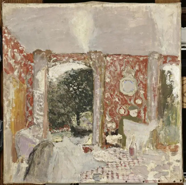 Punainen ruokasali - Édouard Vuillard