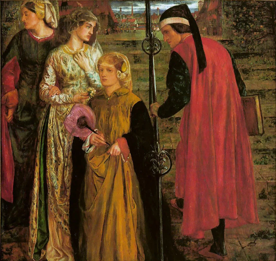 Beatricen tervehdys - Dante Gabriel Rossetti