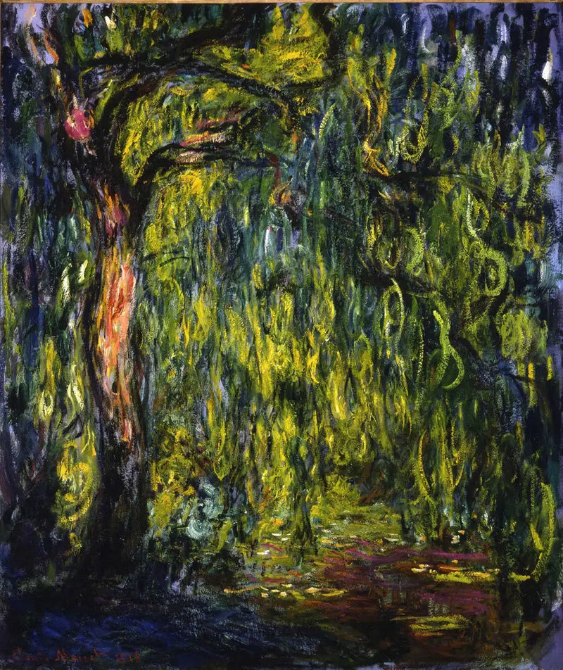 Itkevä paju - Claude Monet