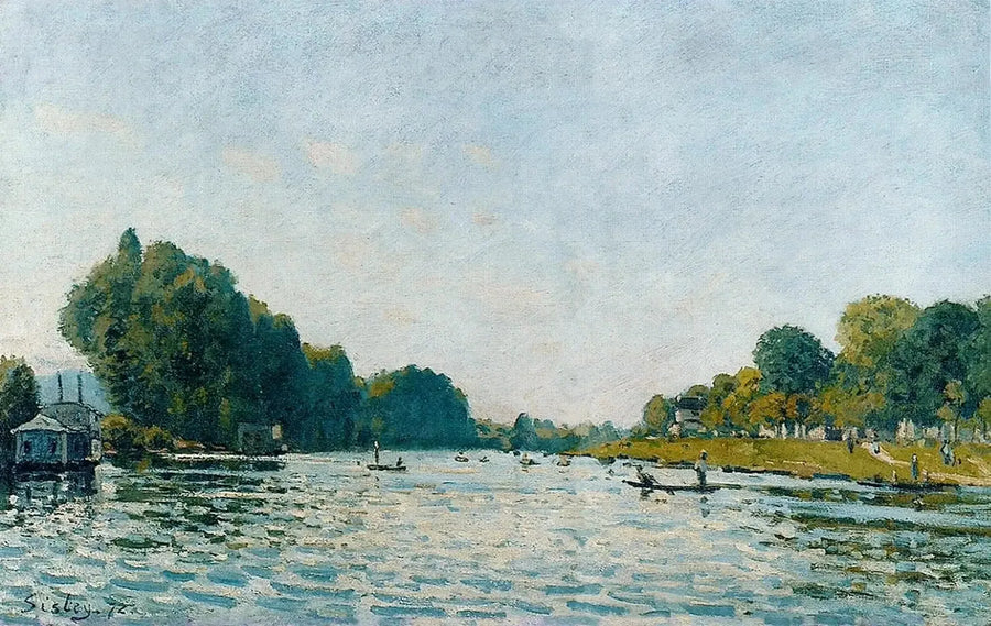 Seine Bougivalissa - Alfred Sisley