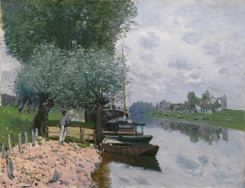 Seine Bougivalissa - Alfred Sisley