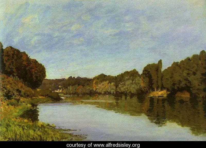 Seine Bougivalissa - Alfred Sisley