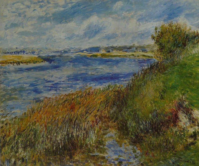 Seine Champrosay - Pierre-Auguste Renoir