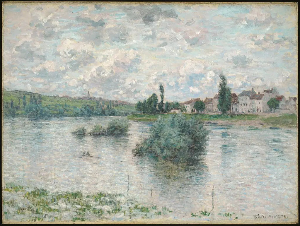 Reproduction du tableau « La Seine à Lavacourt - Claude Monet » par Alpha Reproduction en peinture à l’huile