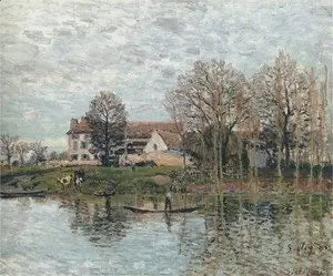Seine Port-Marlyssä - Alfred Sisley