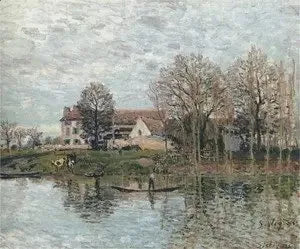 Seine Port-Marlyssä - Alfred Sisley