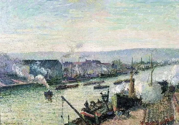 Seine Rouenissa, Saint-Sever - Camille Pissarro