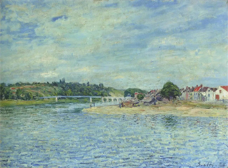 Seine Saint-Mammès - Alfred Sisley