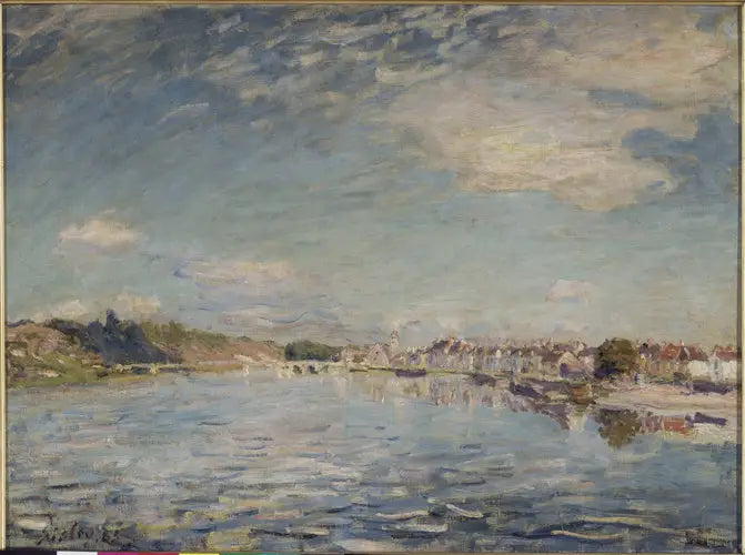 Seine Saint-Mammès - Alfred Sisley