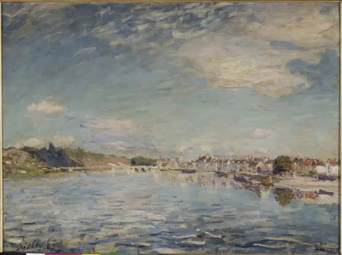 Seine Saint-Mammès - Alfred Sisley