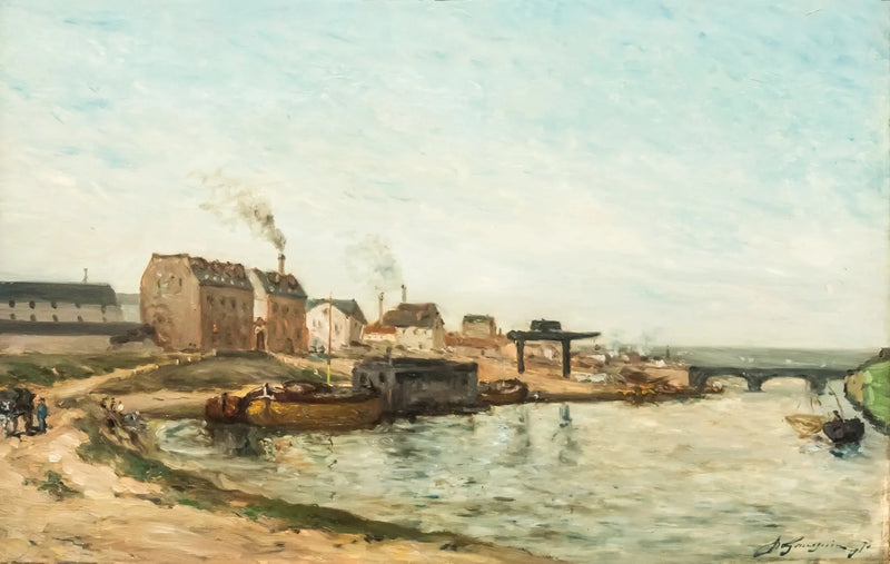 Seine Grenellen sillalla - Paul Gauguin