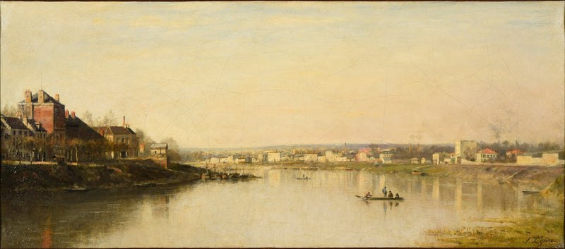 Seine-joen etuosa Saint-Denis'n edessä - Stanislas Lépine