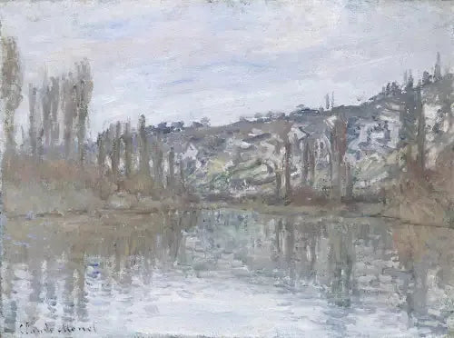 Seine Vétheuilin alapuolella - Claude Monet