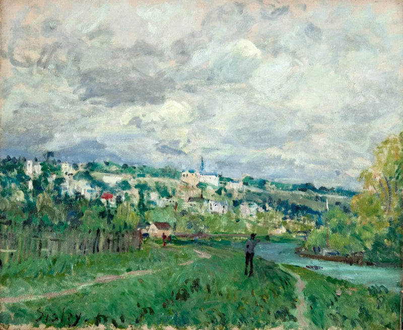 Seine lähellä Saint-Cloudia - Alfred Sisley