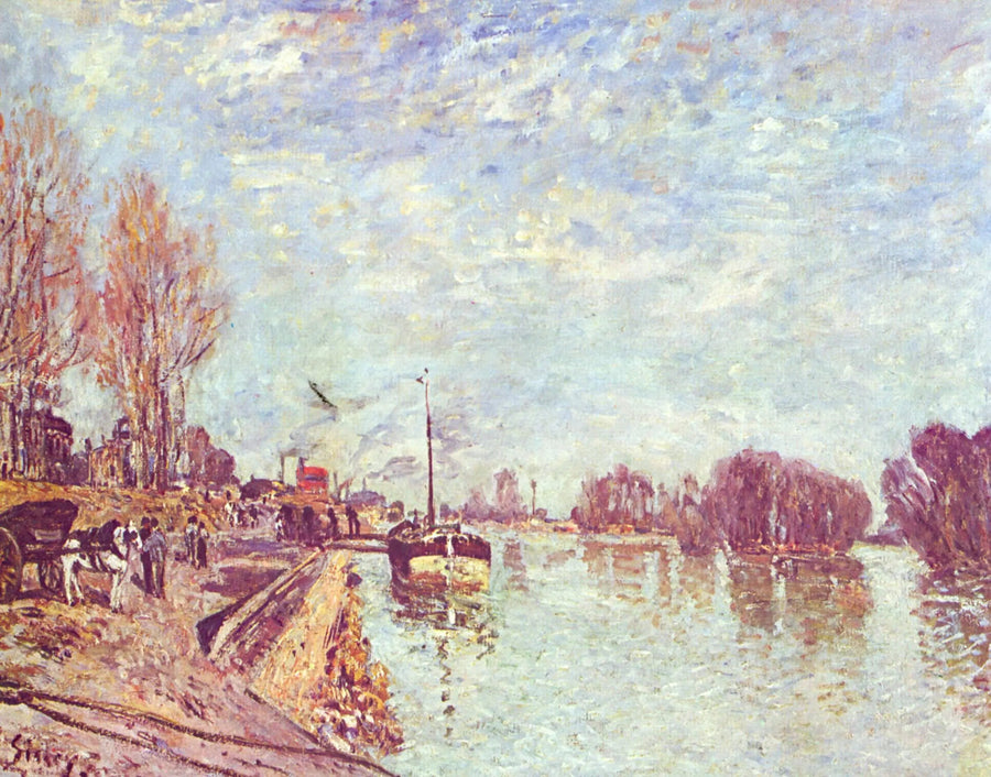 Seine Suresnesin lähellä - Alfred Sisley
