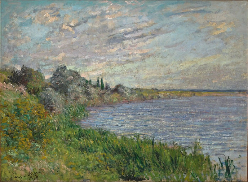 Seine Vétheuilin lähellä - Claude Monet