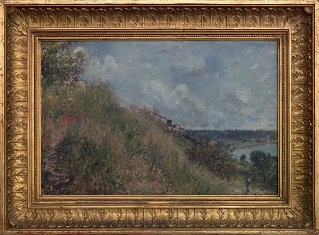 Seine, näkymä By-kukkuloilta - Alfred Sisley