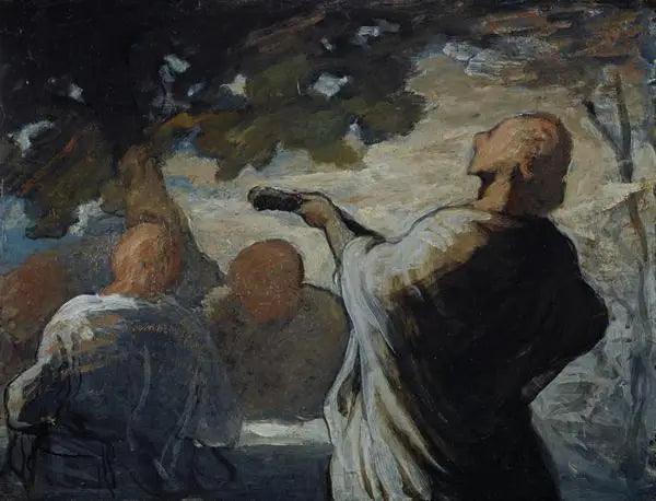 La Sérénade - Honoré Daumier