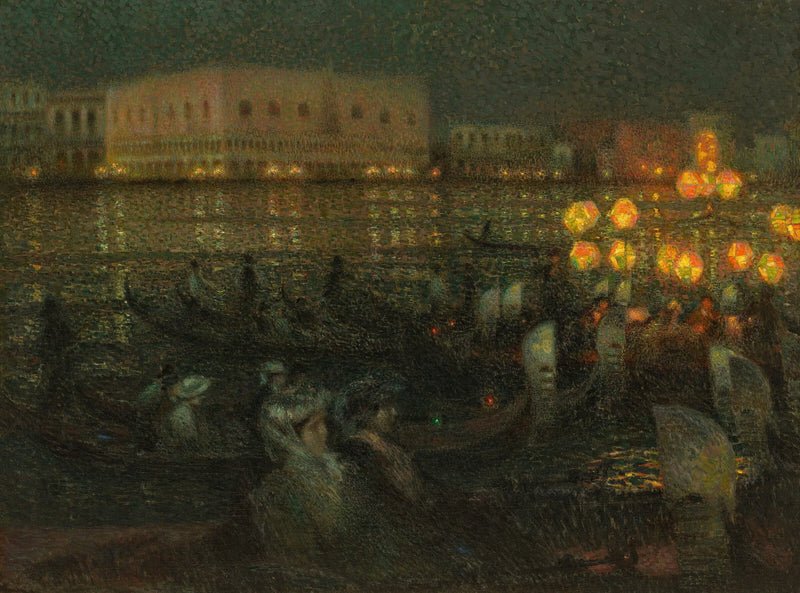 La Sérénade, Venetsia - Henri Le Sidaner