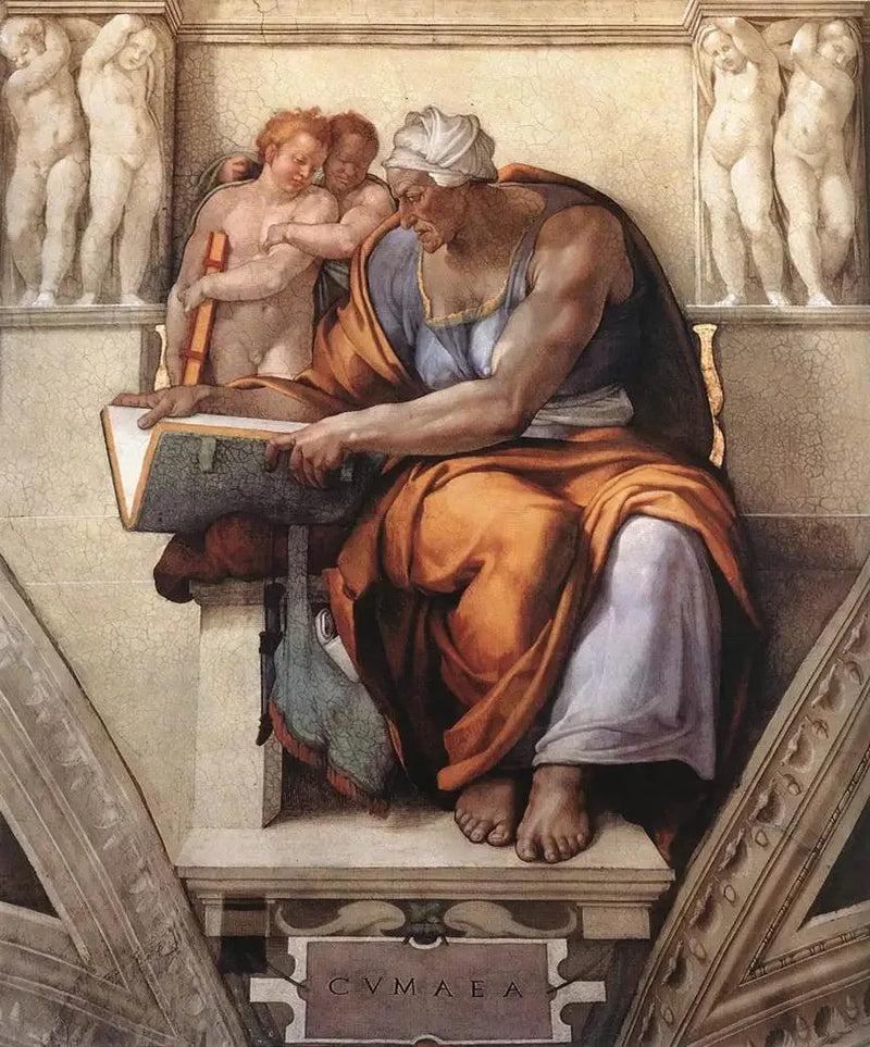Kumeksen Sibylla - Michelangelo