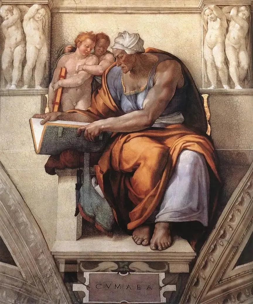Kumeksen Sibylla - Michelangelo