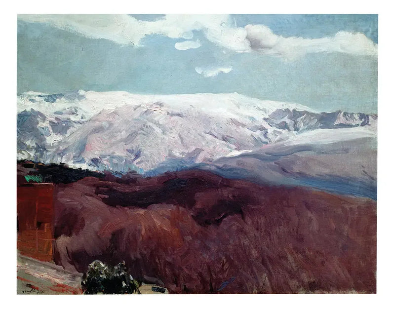 Sierra Nevada talvella - Joaquín Sorolla