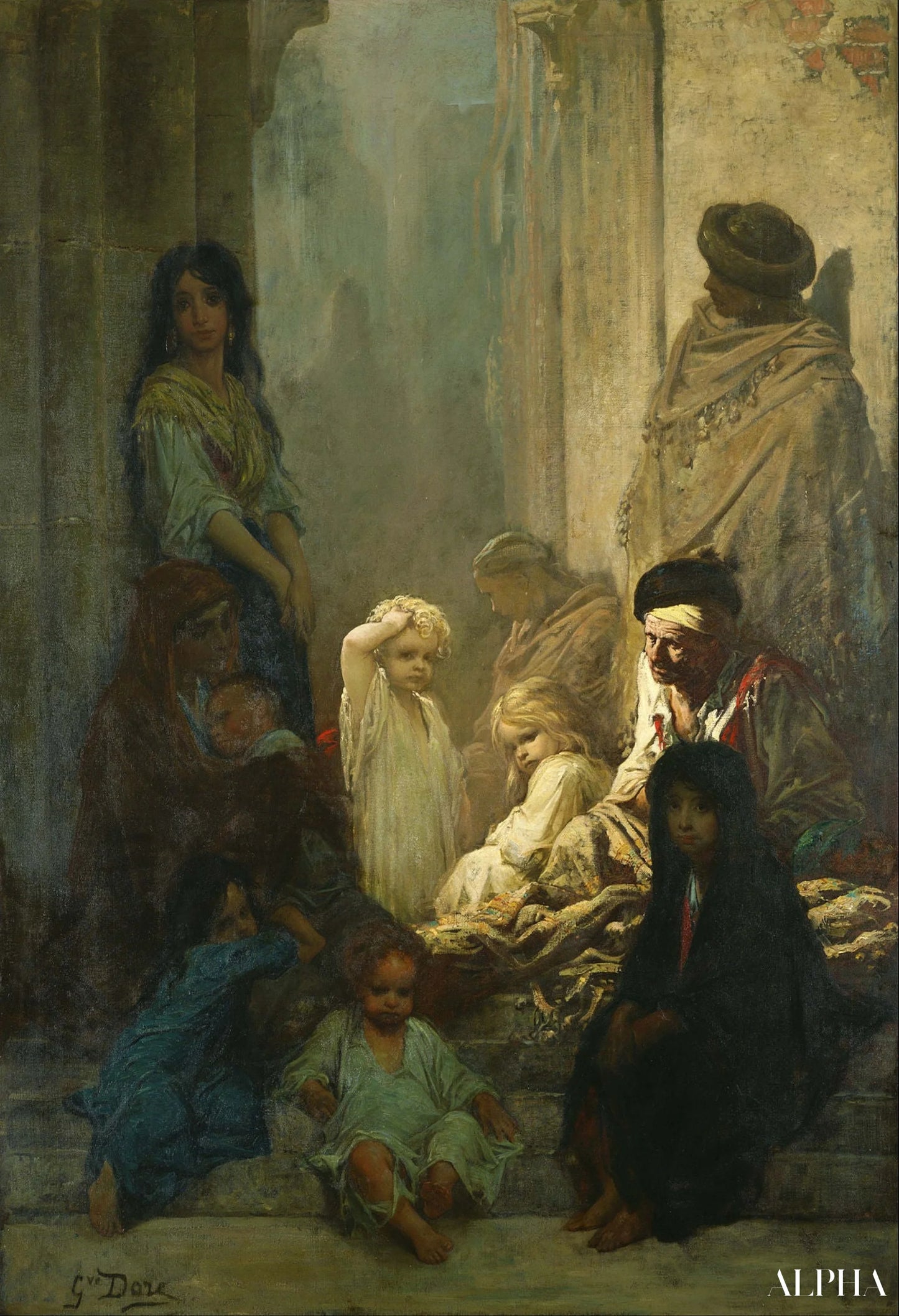 La Sieste - Gustave Doré Reproductions de tableaux à la peinture à l’huile