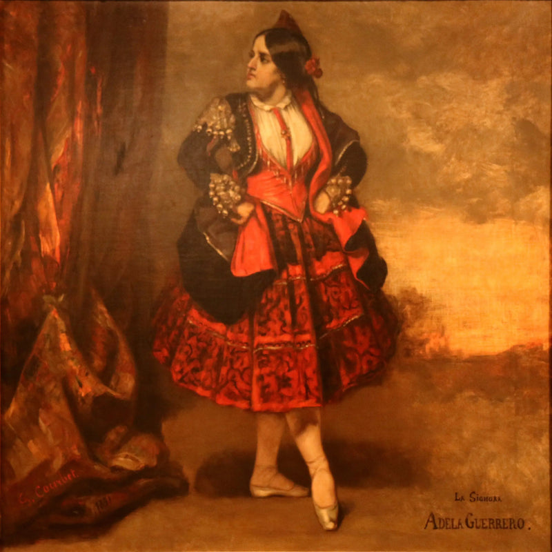 La signora Adela Guerrero, tanssija espanjalainen - Gustave Courbet