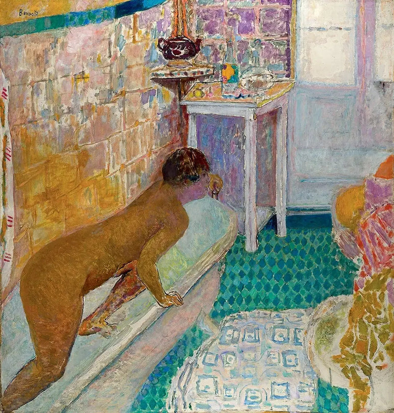 Kylpyammeen uloskäynti - Pierre Bonnard