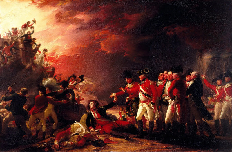 Gibraltarin garrisonin lähtö - John Trumbull