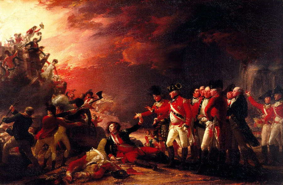 Gibraltarin garrisonin lähtö - John Trumbull