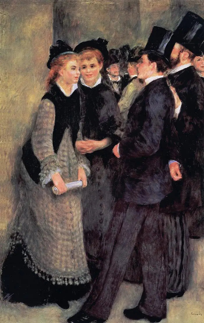 Conservatorion uloskäynti - Pierre-Auguste Renoir
