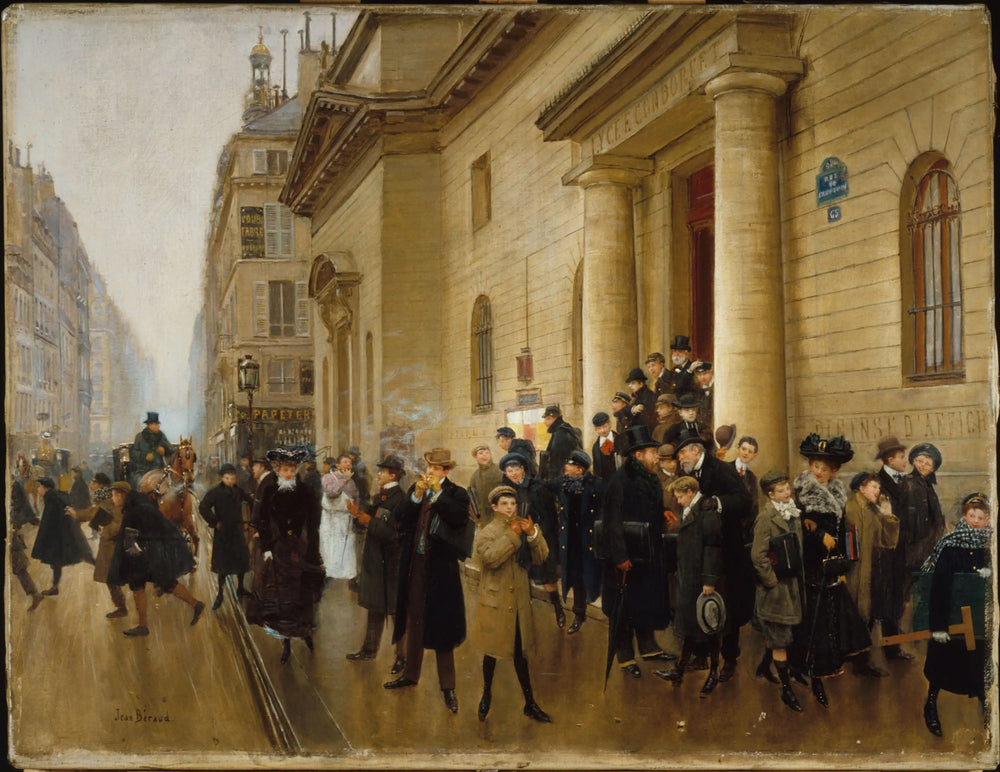 La Sortie du lycée Condorcet - Jean Béraud - Alpha Reproduction