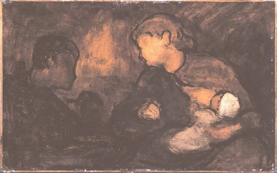 La soupe - Honoré Daumier