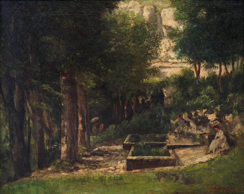 Léri'n lähde - Gustave Courbet
