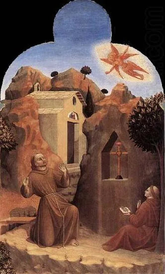Pyhän Fransiska leimaaminen - Stefano di Giovanni (Sassetta)