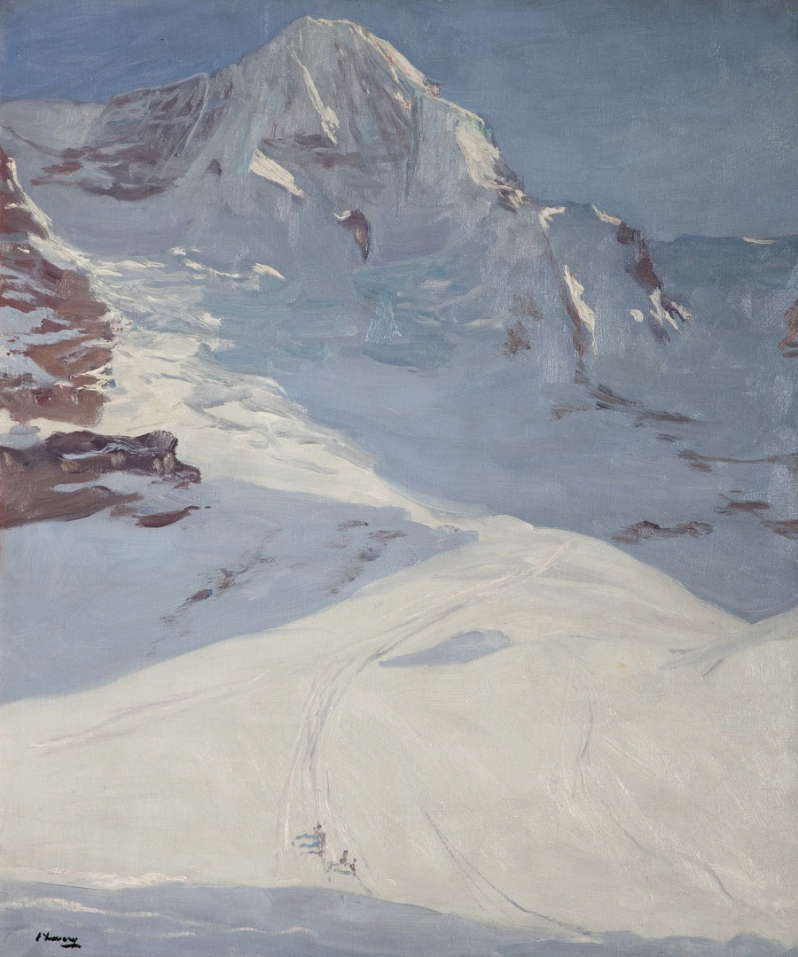 Sveitsi talvella (Munkki) - John Lavery