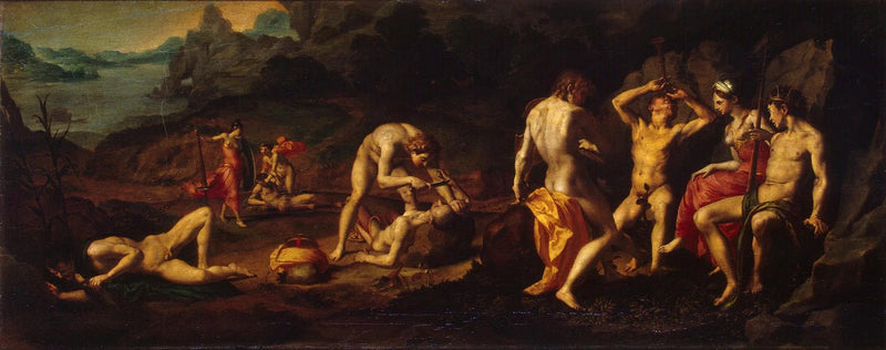 Marsyas-kivitys - Bronzino