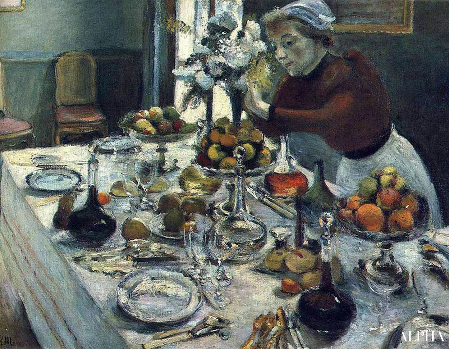 Ruokapöytä - Matisse - Korkealaatuiset taulujen ja maalauksien reproduktiot