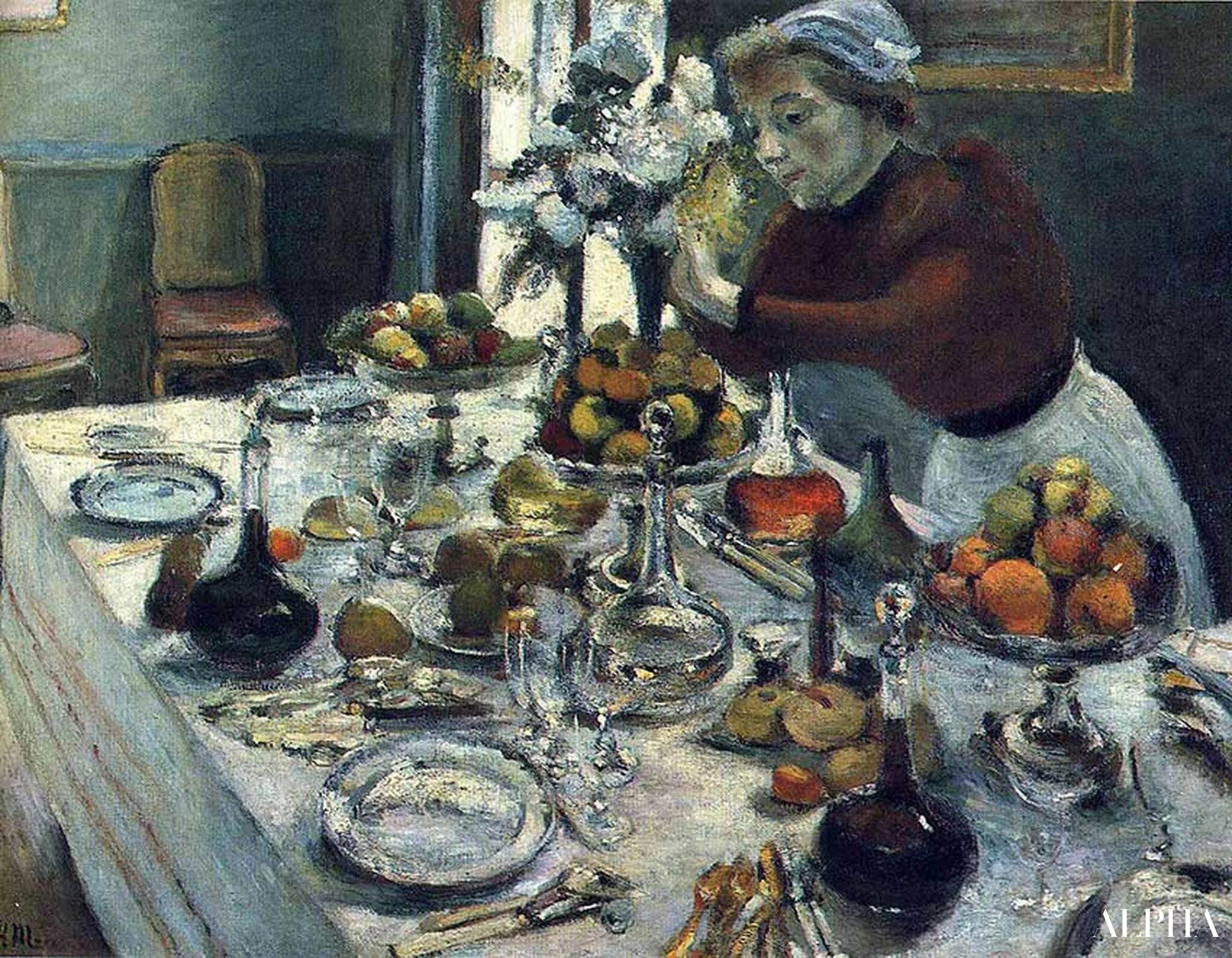 Ruokapöytä - Matisse - Korkealaatuiset taulujen ja maalauksien reproduktiot