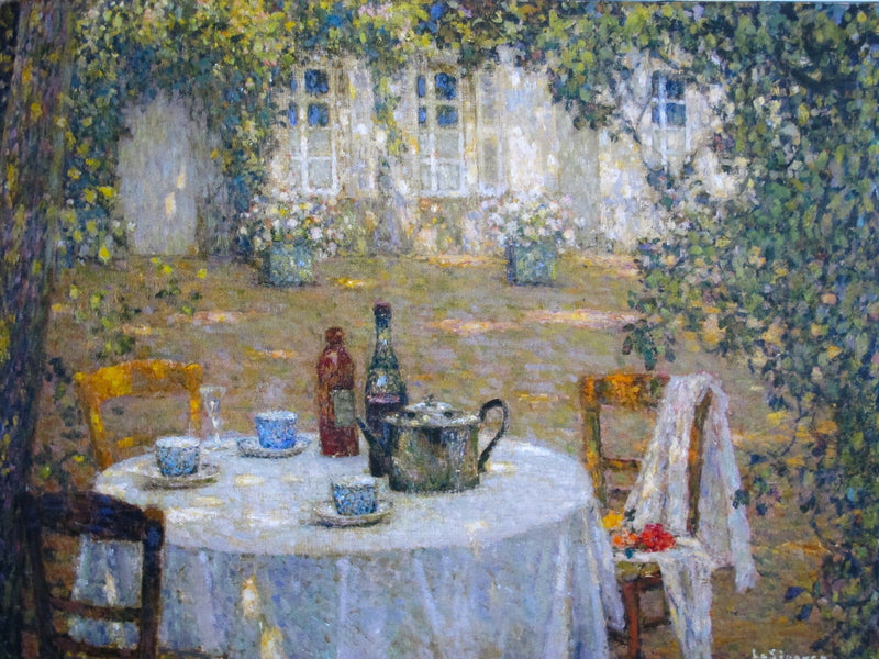 Auringonpaisteinen pöytä - Henri Le Sidaner