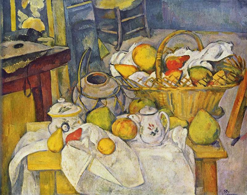 Keittiöpöytä - Paul Cézanne