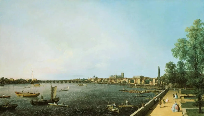 Somerset House Terrace - La Tamise Westminsteriin - Canaletto