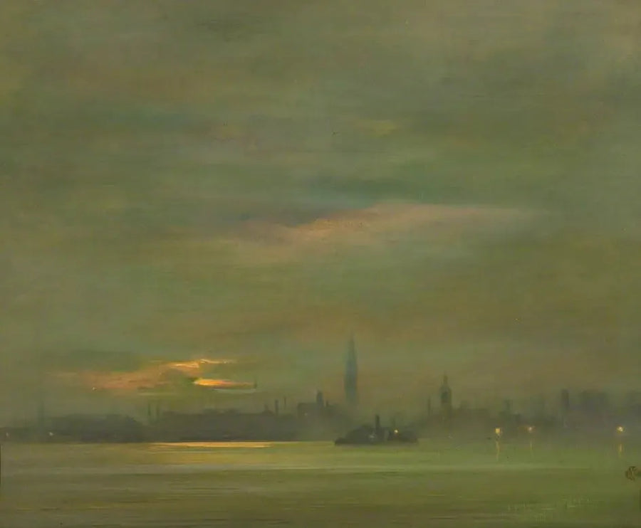 Thames, illalla - James Abbott McNeill Whistler