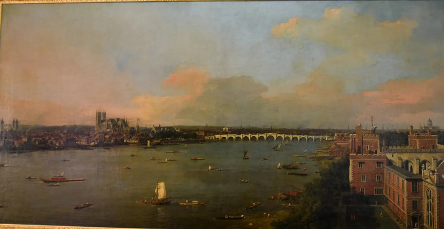 La Tamise Westminsterista Lambethistä - Canaletto