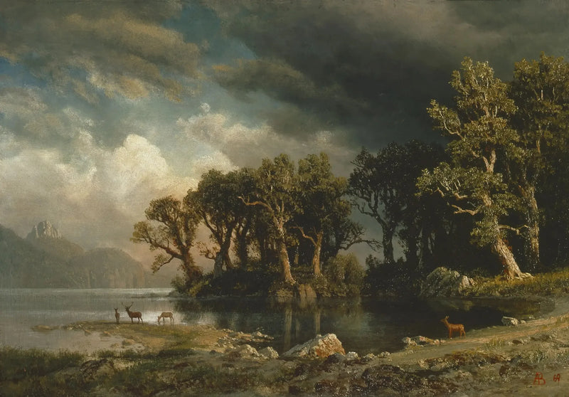 Tuleva myrsky - Albert Bierstadt