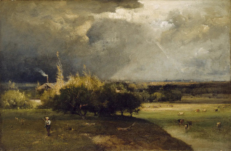 Tuleva myrsky - George Inness