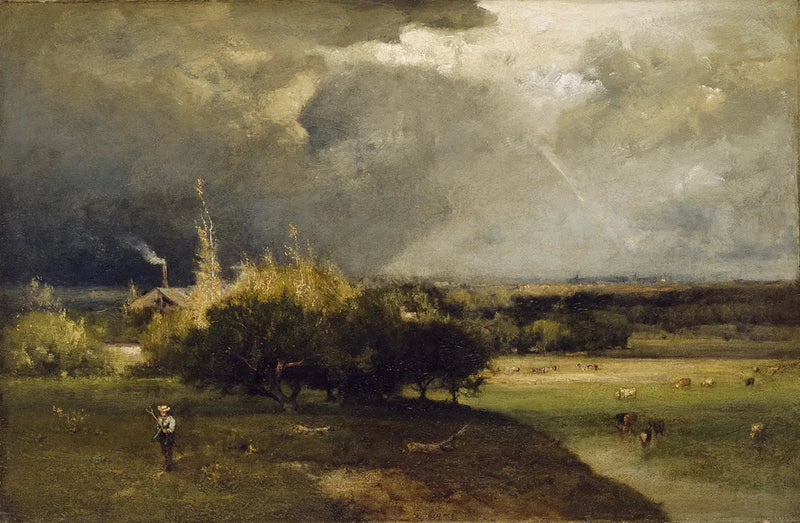 Tuleva myrsky - George Inness